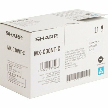 SHARP ELECTRONICS CRTDG, LSR, MXC300, CYN, 6K SHRMXC30NTC